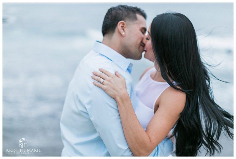 Romantic La Jolla Cove Beach Engagement | San Diego Wedding Photographer | © Kristine Marie Photography www.kristinemariephotography.com (18)