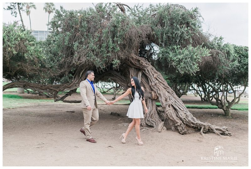 Romantic La Jolla Cove Beach Engagement | San Diego Wedding Photographer | © Kristine Marie Photography www.kristinemariephotography.com (6)