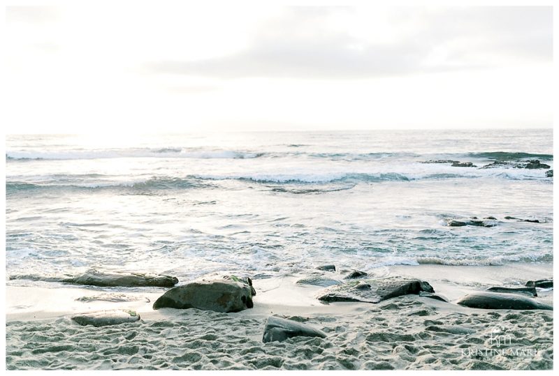 La Jolla Cove beach engagement | San Diego Romantic Wedding Photographer | © Kristine Marie Photography