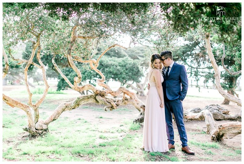 La Jolla Cove beach engagement | San Diego Romantic Wedding Photographer | © Kristine Marie Photography