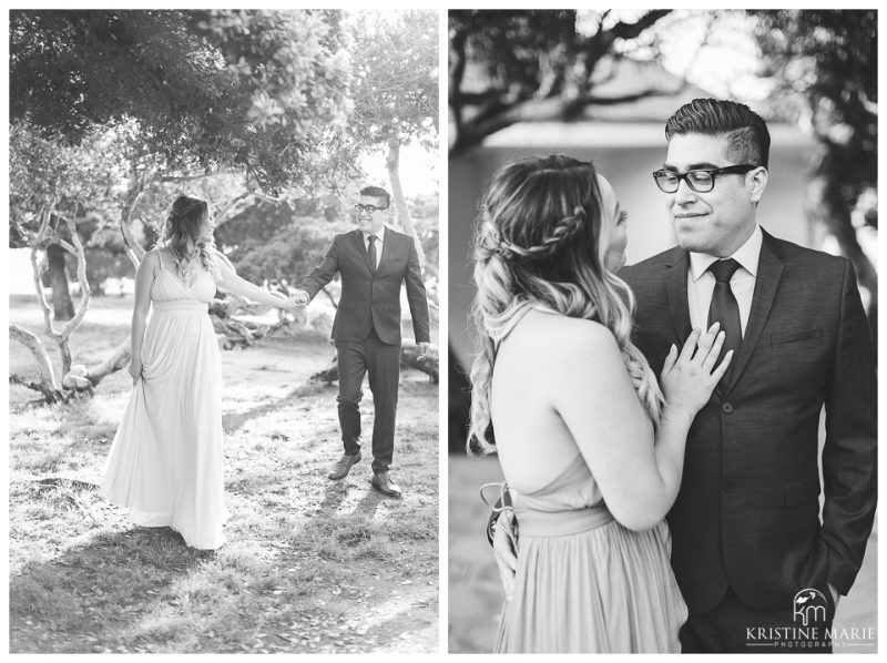 La Jolla Cove beach engagement | San Diego Romantic Wedding Photographer | © Kristine Marie Photography