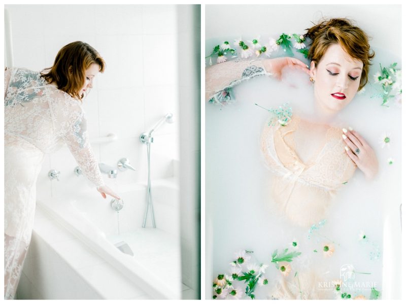 Romantic Milk Bath Photography | Tokyo Yokosuka Yokohama Photographer | © Kristine Marie Photography