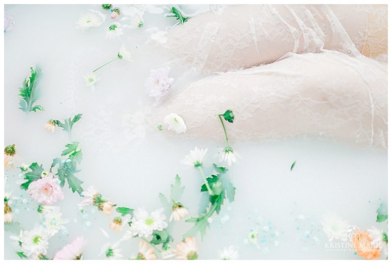 Romantic Milk Bath Photography | Tokyo Yokosuka Yokohama Photographer | © Kristine Marie Photography