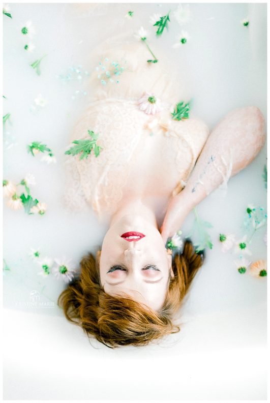 Romantic Milk Bath Photography | Tokyo Yokosuka Yokohama Photographer | © Kristine Marie Photography