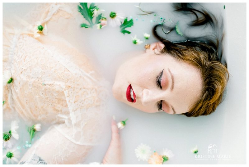 Romantic Milk Bath Photography | Tokyo Yokosuka Yokohama Photographer | © Kristine Marie Photography