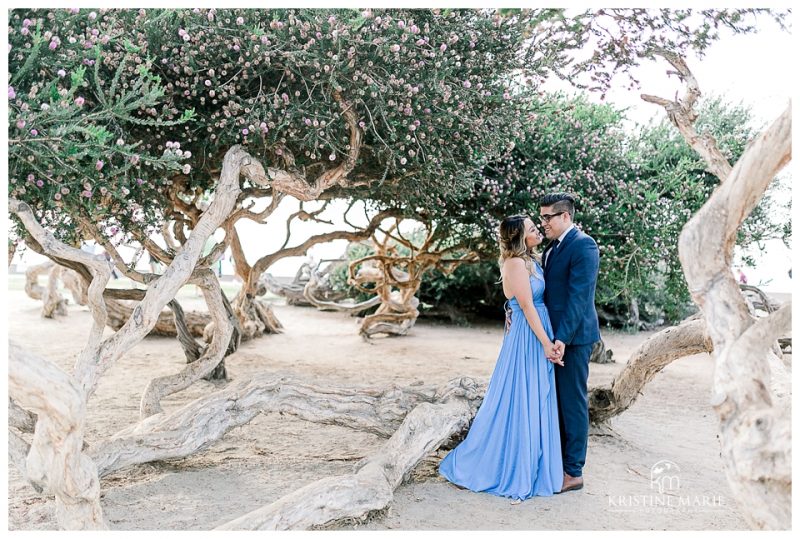 La Jolla Cove beach engagement | San Diego Romantic Wedding Photographer | © Kristine Marie Photography