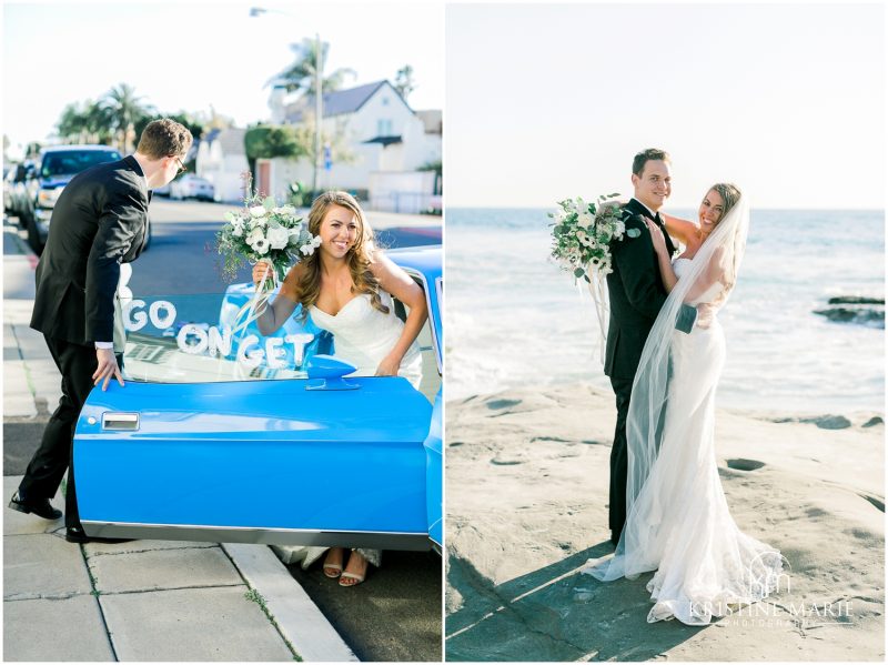 something blue mustang Darlington House La Jolla Wedding Photo | © Kristine Marie Photography (26)