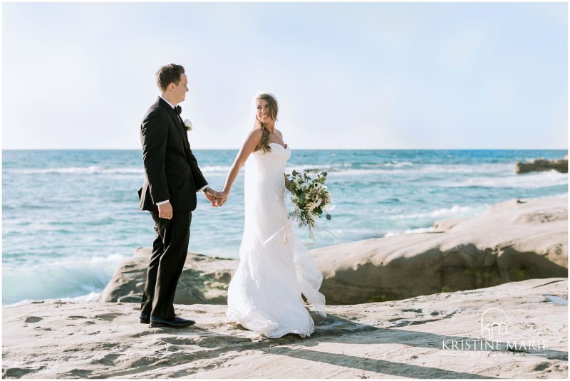 windandsea beach romantic portraits Darlington House La Jolla Wedding Photo | © Kristine Marie Photography (28)