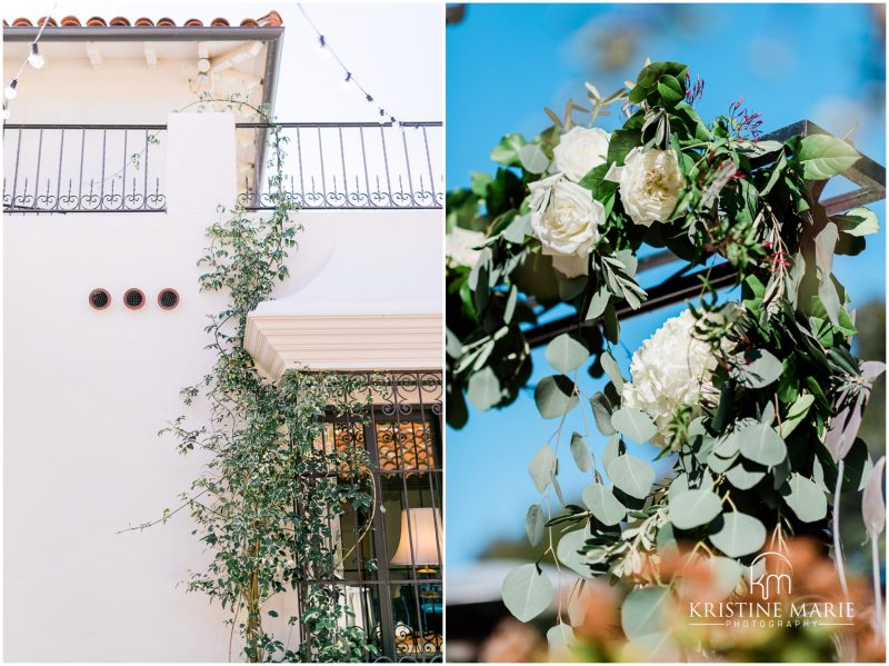 floral details Darlington House La Jolla Wedding Photo | © Kristine Marie Photography (5)