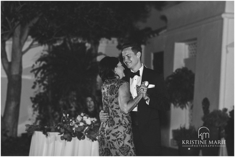 mother son dance Darlington House La Jolla Wedding Photo | © Kristine Marie Photography (66)