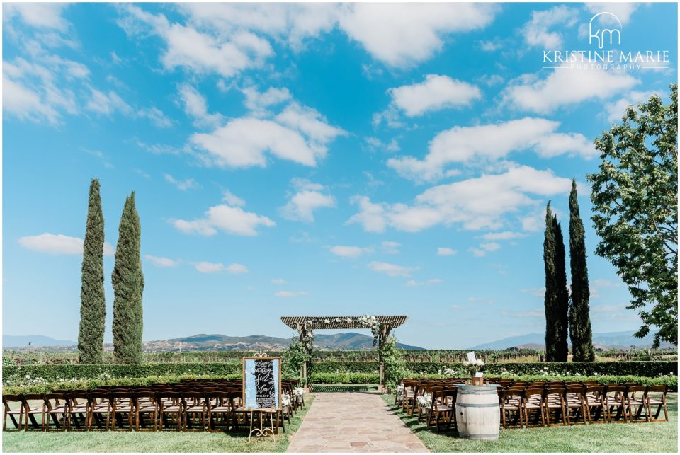 ceremony details Ponte Winery Wedding Photo | Temecula Photographer | © Kristine Marie Photography (46)