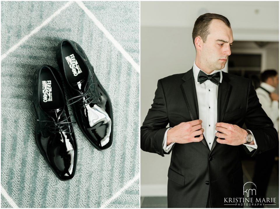 Four Seasons Hotel | Groom getting ready photo | Black Tie | © Kristine Marie Photography (48)