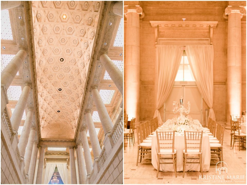 reception details photo | Asian Art Museum San Francisco Wedding Photographer | © Kristine Marie Photography 