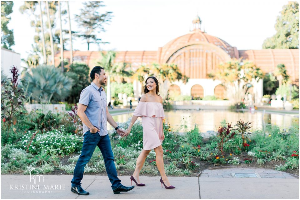 San Diego Balboa Park Engagement Pictures | Wedding Photographer | Kristine Marie Photography (13)