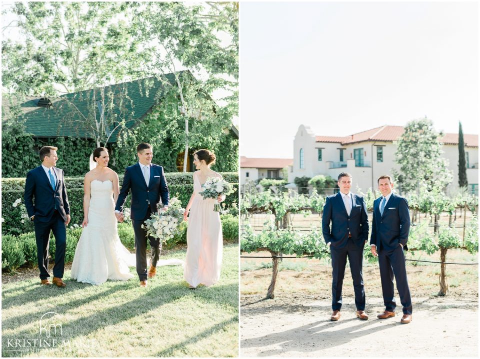 small wedding party Ponte Winery Wedding Photo | Temecula Photographer | © Kristine Marie Photography (28)