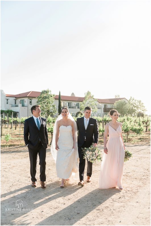 small wedding party vineyard Ponte Winery Wedding Photo | Temecula Photographer | © Kristine Marie Photography (25)