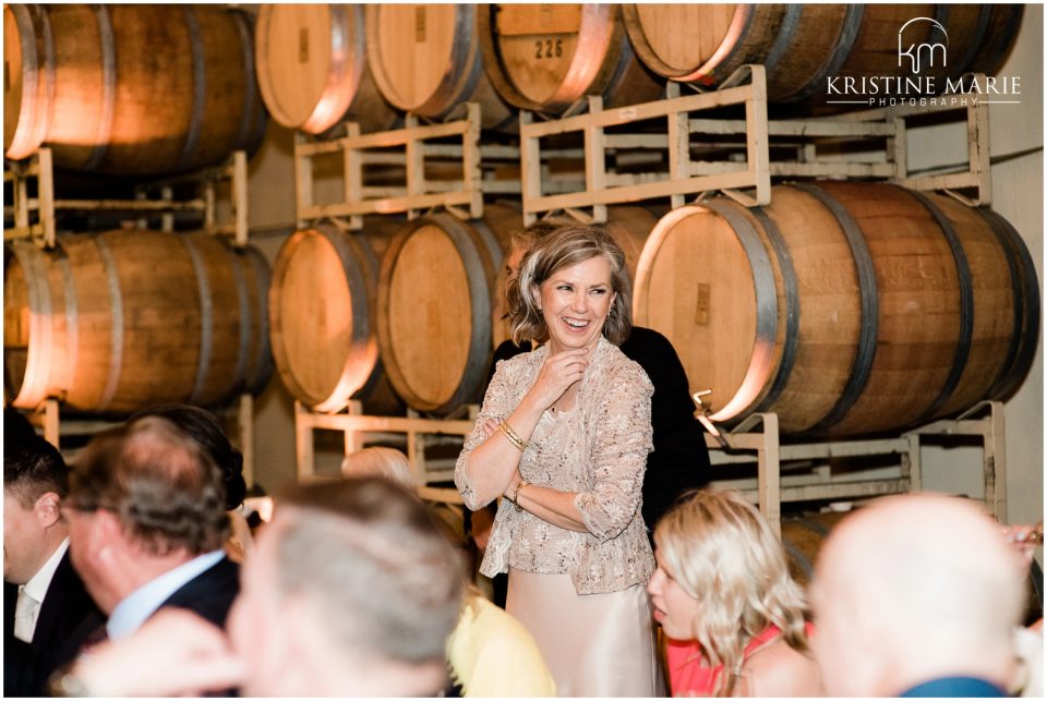 toasts barrel room Ponte Winery Wedding Photo | Temecula Photographer | © Kristine Marie Photography (7)