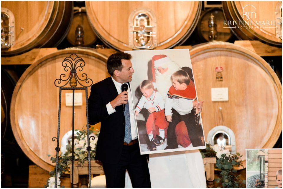 toasts best man Ponte Winery Wedding Photo | Temecula Photographer | © Kristine Marie Photography (6)