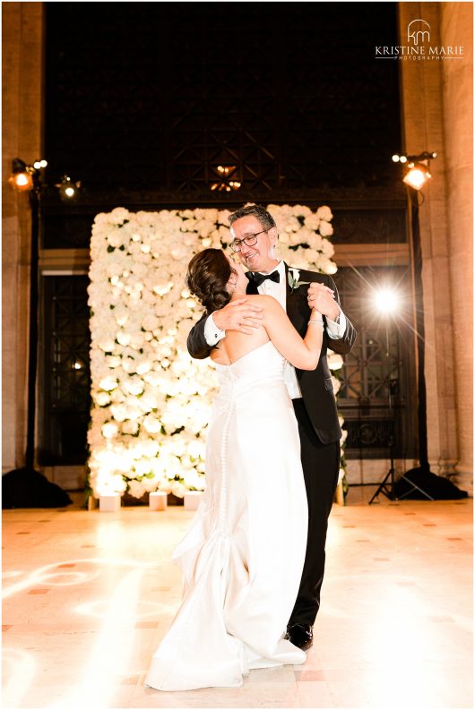 father daughter dance photo reception details photo | Asian Art Museum San Francisco Wedding Photographer | © Kristine Marie Photography 