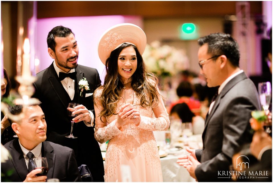 Westin Gaslamp Quarter Hotel San Diego Wedding Photo | Vietnamese ao dai | © Kristine Marie Photography (69)