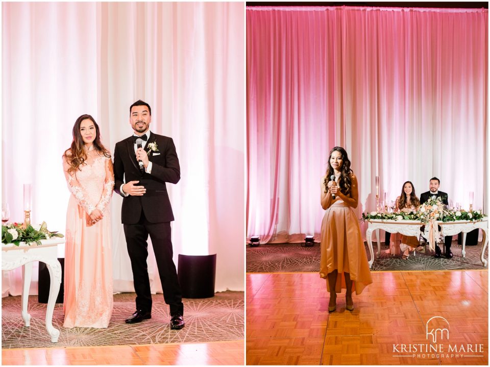 Westin Gaslamp Quarter Hotel San Diego Wedding Photo | Vietnamese ao dai | ballroom | © Kristine Marie Photography (72)