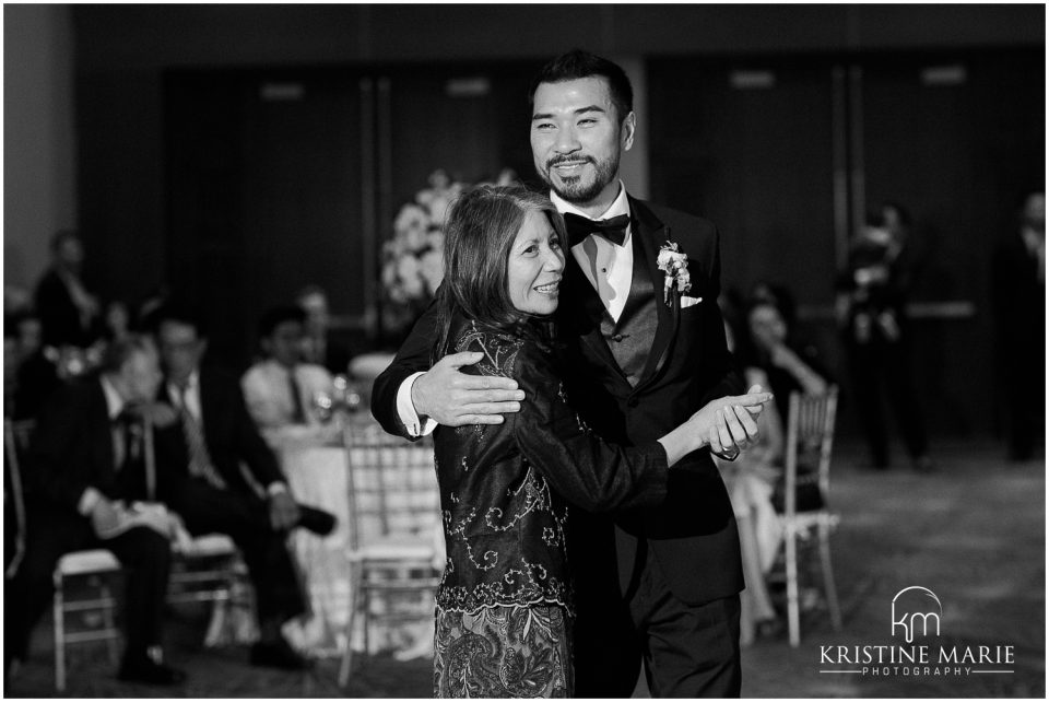 Westin Gaslamp Quarter Hotel San Diego Wedding Photo | mother son dance | © Kristine Marie Photography (74)