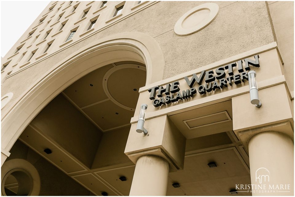 Westin Gaslamp Quarter Hotel San Diego Wedding Photo | © Kristine Marie Photography (1)