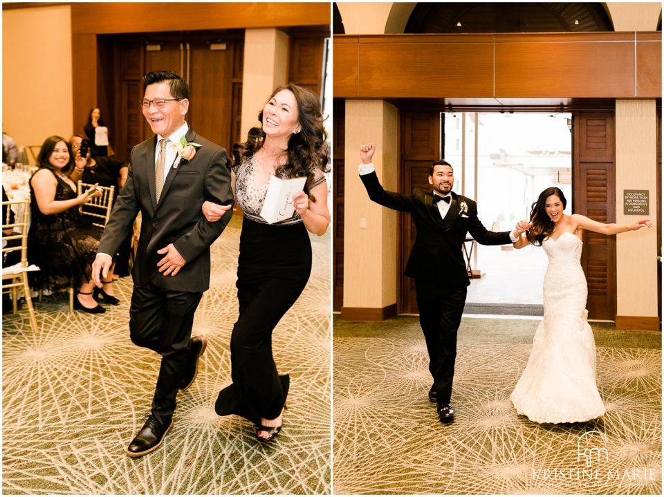 Westin Gaslamp Quarter Hotel San Diego Wedding Photo | ballroom grand entrance | © Kristine Marie Photography (59)