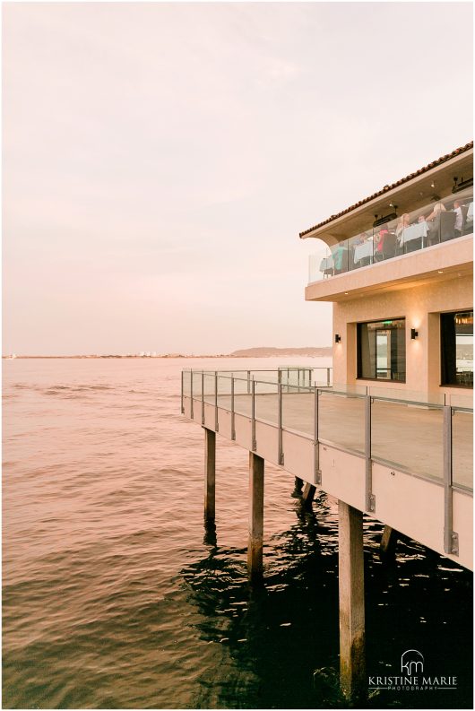 cotton candy sunset sky | Tom Ham's Lighthouse San Diego Wedding Photo | © Kristine Marie Photography (2)