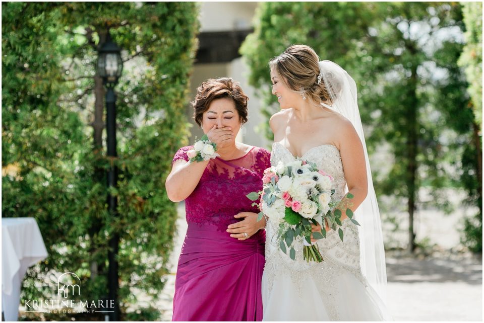 emotional ceremony | Tom Ham's Lighthouse San Diego Wedding Photo | © Kristine Marie Photography (37)