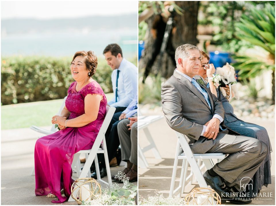 laughter and tears of joy ceremony | Tom Ham's Lighthouse San Diego Wedding Photo | © Kristine Marie Photography (35)