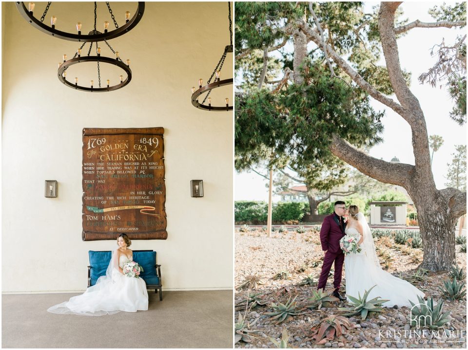 romantic portraits | Tom Ham's Lighthouse San Diego Wedding Photo | © Kristine Marie Photography (29)