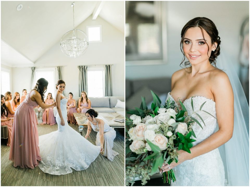 bride getting ready photo | Temecula Ponte Winery Wedding Photographer | Kristine Marie Photography