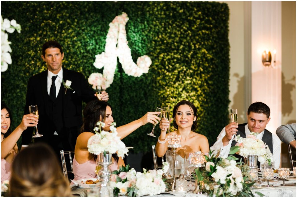 toasts photo | Temecula Ponte Winery Wedding Photographer | Kristine Marie Photography