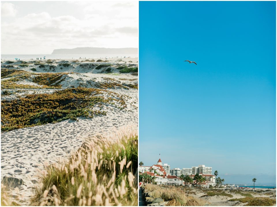 Hotel Del coronado Beach Engagement Pictures San Diego Engagement Photographer Kristine Marie Photography