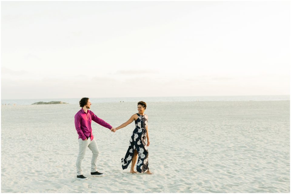 white sand beach engagement Hotel Del coronado Beach Engagement Pictures San Diego Engagement Photographer Kristine Marie Photography