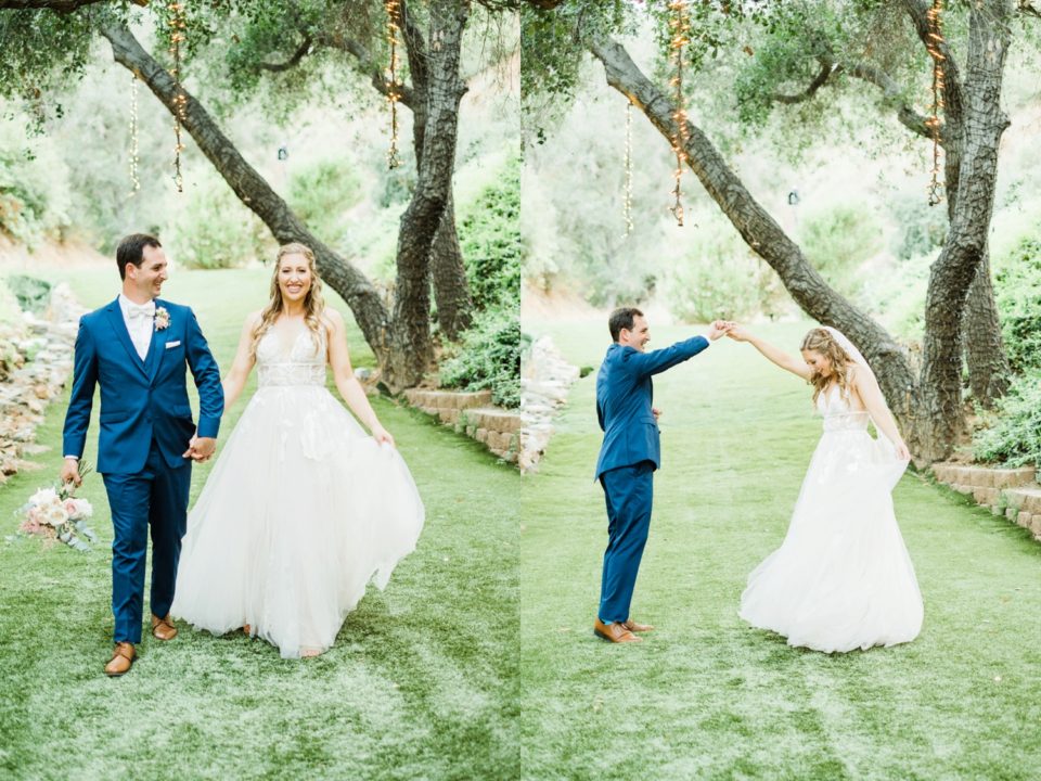 happy married couple Los Willows Wedding Photo | Fallbrook San Diego Wedding Photographer | © Kristine Marie Photography (19)