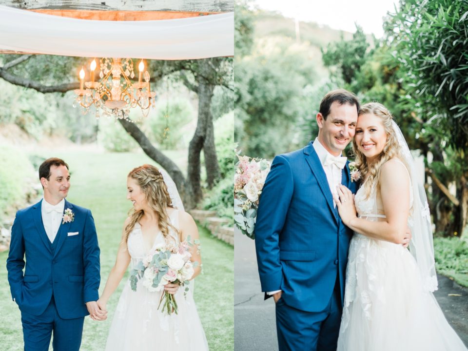 romantic bride and groom Los Willows Wedding Photo | Fallbrook San Diego Wedding Photographer | © Kristine Marie Photography (21)