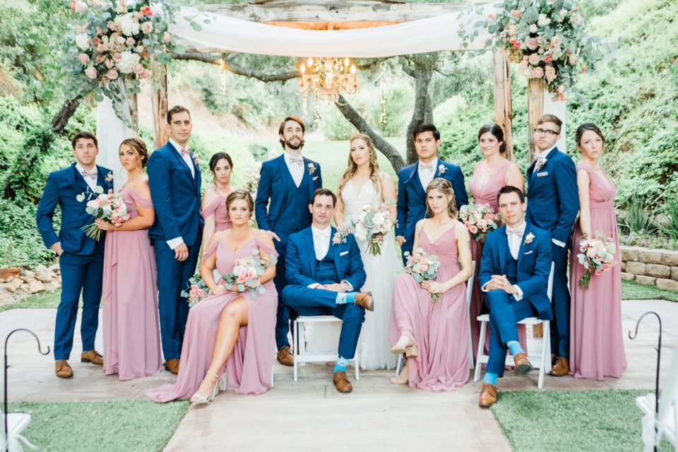 Bridal Party Los Willows Wedding Photo | Fallbrook San Diego Wedding Photographer | © Kristine Marie Photography (28)