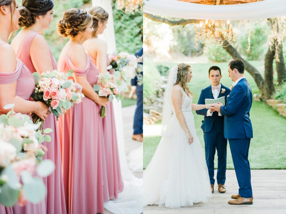 exchanging rings Los Willows Wedding Photo | Fallbrook San Diego Wedding Photographer | © Kristine Marie Photography (34)