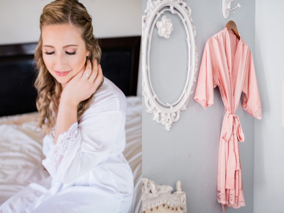 Bridal Robe Getting Ready Los Willows Wedding Photo | Fallbrook San Diego Wedding Photographer | © Kristine Marie Photography (3)