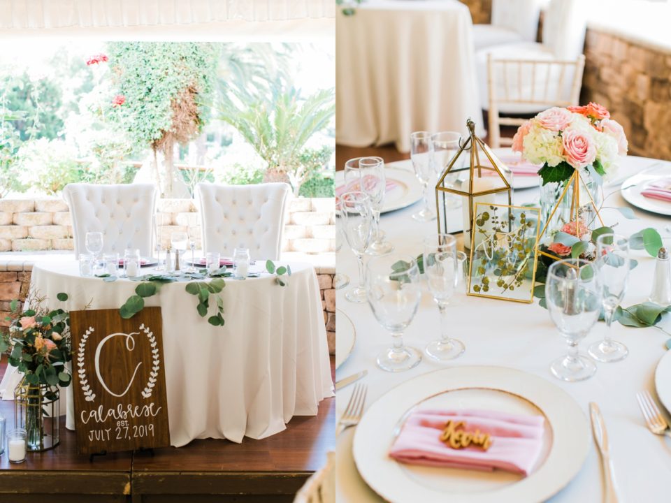 sweetheart table Los Willows Wedding Photo | Fallbrook San Diego Wedding Photographer | © Kristine Marie Photography (44)