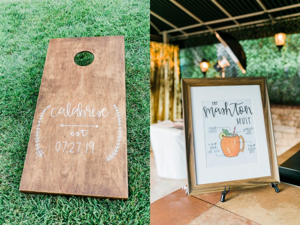 cocktail hour details Los Willows Wedding Photo | Fallbrook San Diego Wedding Photographer | © Kristine Marie Photography (59)