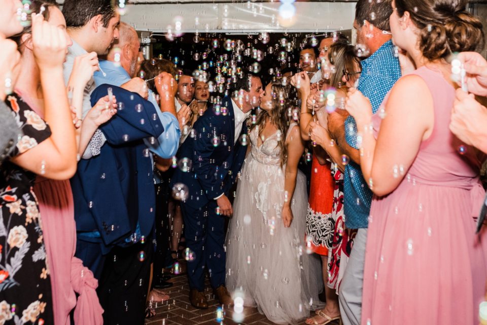 bubbles grand exit Los Willows Wedding Photo | Fallbrook San Diego Wedding Photographer | © Kristine Marie Photography (75)