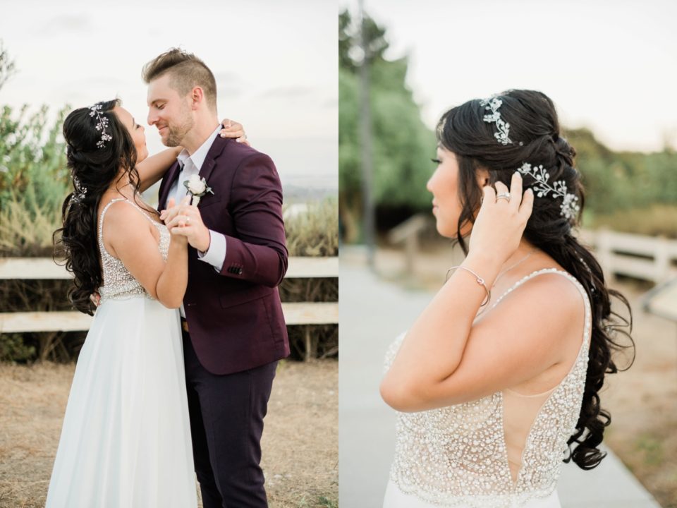 first dance outdoor wedding San Diego Elopement Photographer