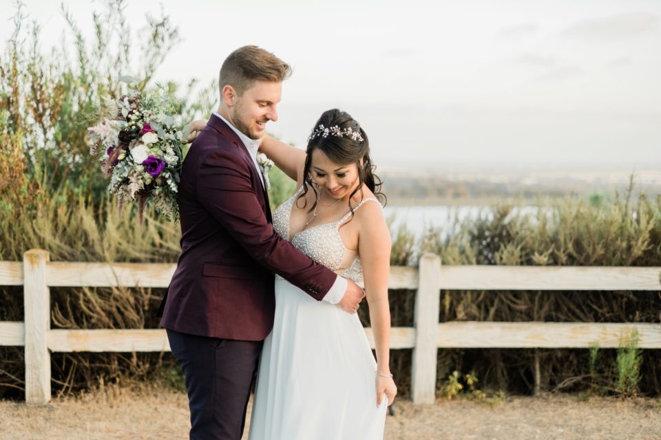 bride groom married San Diego Elopement Photographer