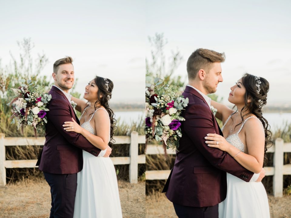 bride groom romantic photos San Diego Elopement Photographer