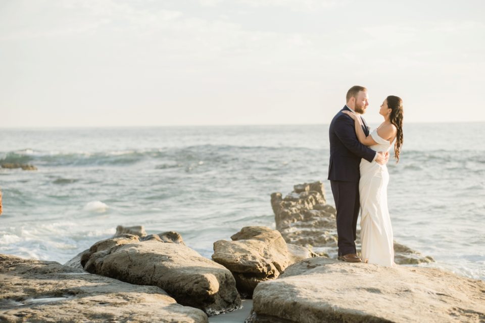 San Diego beach elopement photographer | La Jolla Wedding Photographer | © Kristine Marie Photography