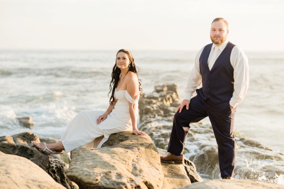 San Diego beach elopement photographer | La Jolla Wedding Photographer | © Kristine Marie Photography