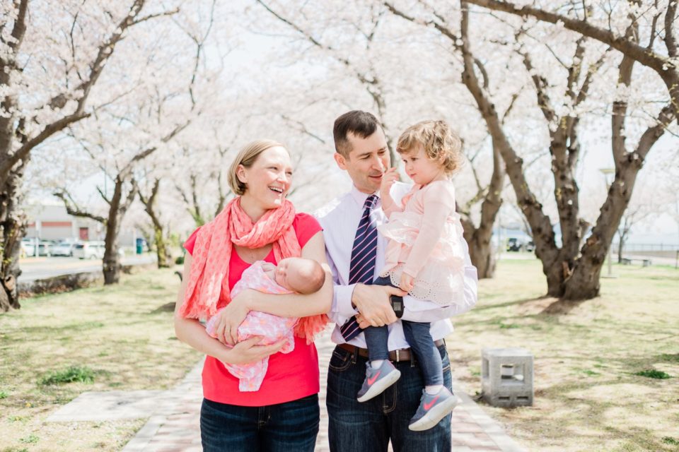 San Diego family photographer | newborn baby girl and toddler | © Kristine Marie Photography